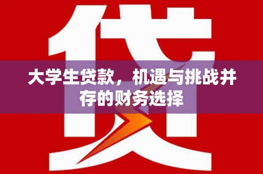 阿里山大学生贷款，机遇与挑战并存的财务选择