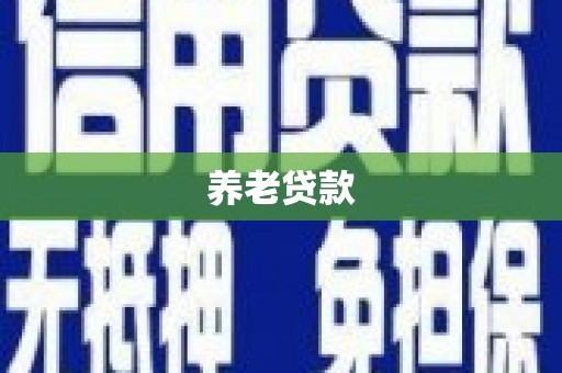 阿里山养老贷款