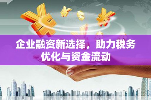 阿里山企业融资新选择，助力税务优化与资金流动