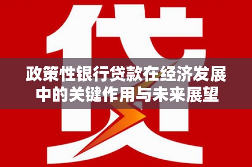 阿里山政策性银行贷款在经济发展中的关键作用与未来展望