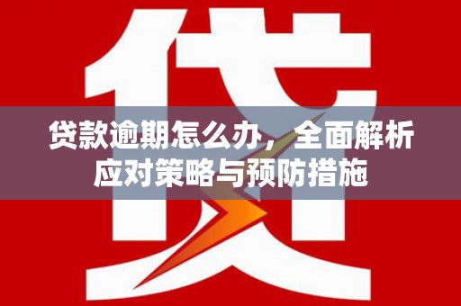阿里山贷款逾期怎么办，全面解析应对策略与预防措施