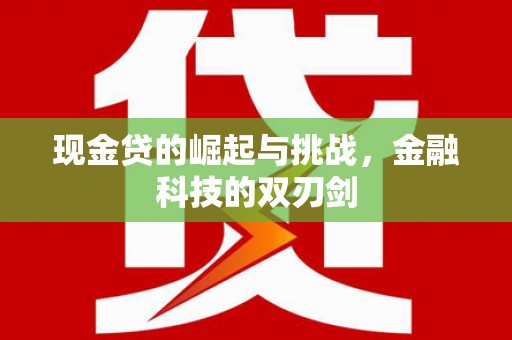 阿里山现金贷的崛起与挑战，金融科技的双刃剑