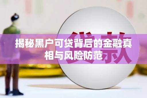 阿里山揭秘黑户可贷背后的金融真相与风险防范