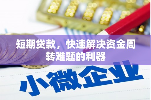 阿里山短期贷款，快速解决资金周转难题的利器