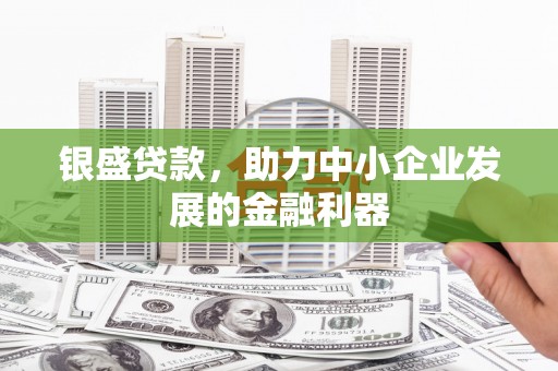 阿里山银盛贷款，助力中小企业发展的金融利器