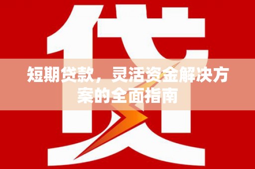 阿里山短期贷款，灵活资金解决方案的全面指南