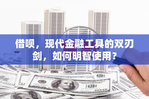 阿里山借呗，现代金融工具的双刃剑，如何明智使用？