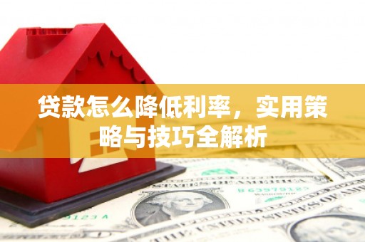 阿里山贷款怎么降低利率，实用策略与技巧全解析
