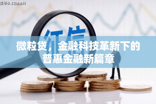 阿里山微粒贷，金融科技革新下的普惠金融新篇章