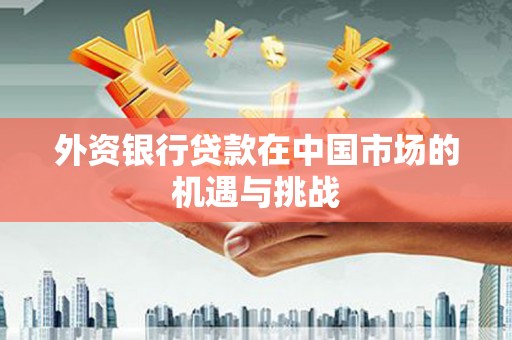 阿里山外资银行贷款在中国市场的机遇与挑战