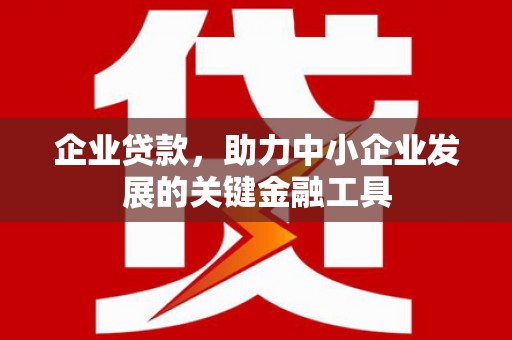 阿里山企业贷款，助力中小企业发展的关键金融工具