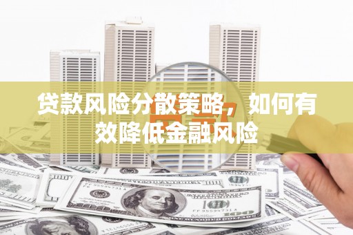 阿里山贷款风险分散策略，如何有效降低金融风险