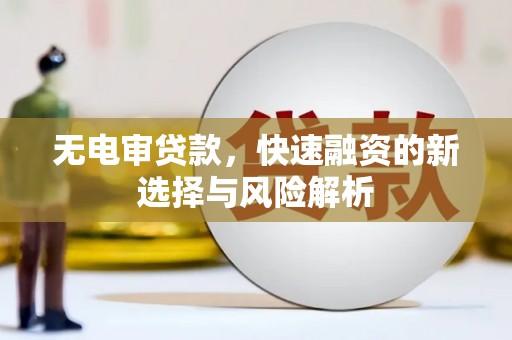 阿里山无电审贷款，快速融资的新选择与风险解析