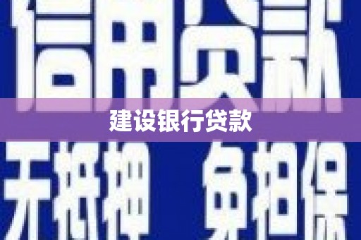 阿里山建设银行贷款