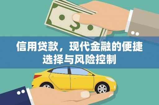 阿里山信用贷款，现代金融的便捷选择与风险控制