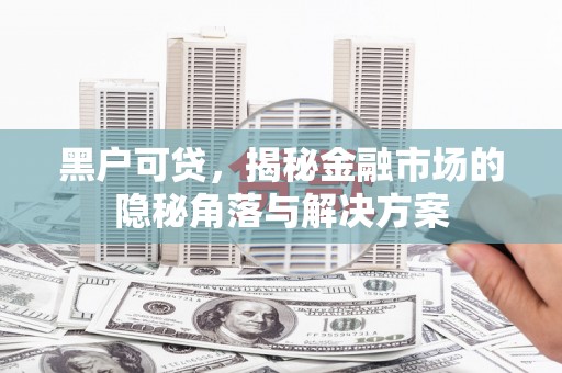 阿里山黑户可贷，揭秘金融市场的隐秘角落与解决方案