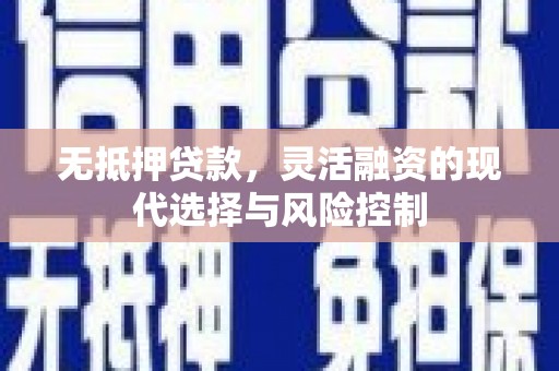 阿里山无抵押贷款，灵活融资的现代选择与风险控制