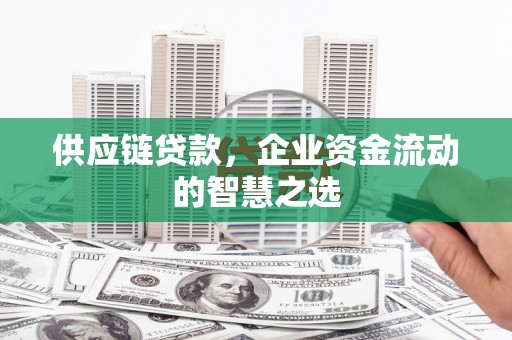 阿里山供应链贷款，企业资金流动的智慧之选