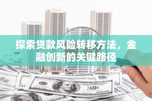 阿里山探索贷款风险转移方法，金融创新的关键路径