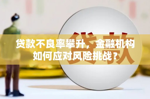 阿里山贷款不良率攀升，金融机构如何应对风险挑战？