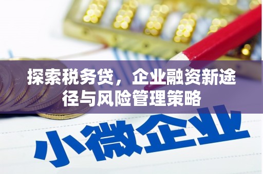 阿里山探索税务贷，企业融资新途径与风险管理策略