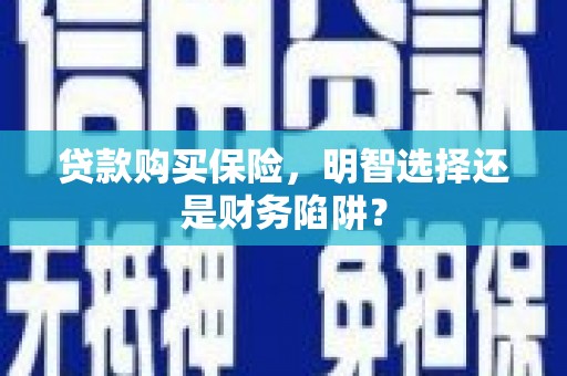 阿里山贷款购买保险，明智选择还是财务陷阱？
