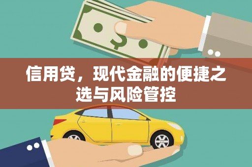 阿里山信用贷，现代金融的便捷之选与风险管控